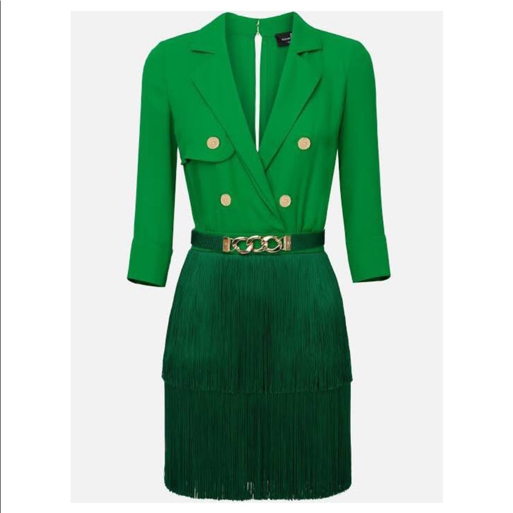 Elisabetta Franchi dress with fringes